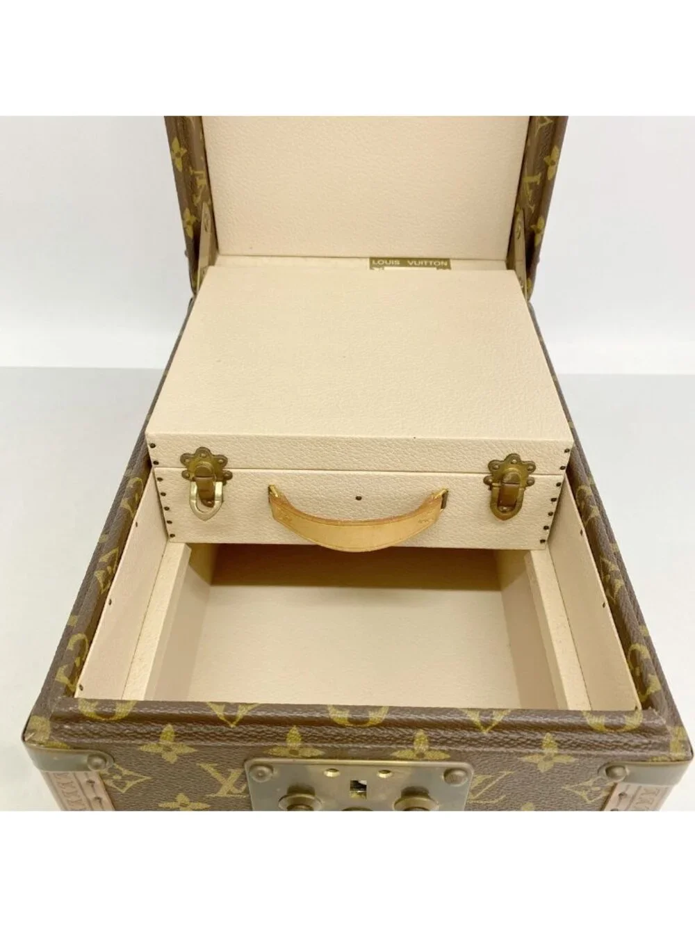 Louis Vuitton Makeup Box Monogram Boite Flacon Brown